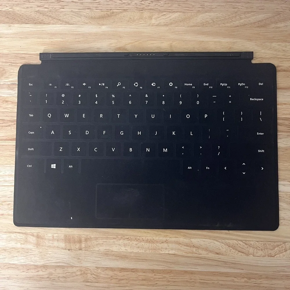 Slim Magnetic Tablet Keyboard In Noir Black Ultra Slim Tech - MS Surface